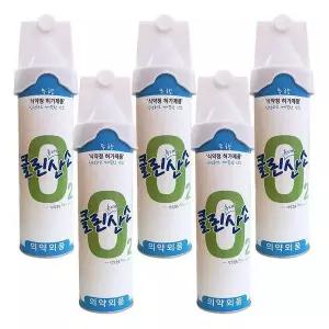 산소캔 등산 운동 가정용 캔산소 캔형태 무향 포화도 816ml 5캔