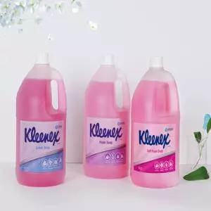 다모음집 크리넥스 핸드워시 로즈라일락향 4L X 4개 액체비누 리퀴드솝 대용량물비누