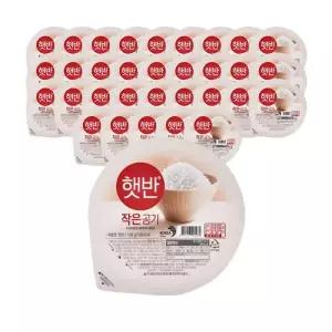 CJ 햇반 작은공기, 130g, 36개