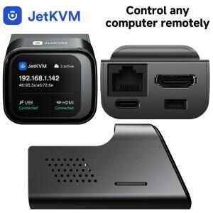 JetKVM 오픈 소스 Hdml USB 원격 관리 데스크탑 제어 장치는 Mac/Windows/Linux 등 TF/POE 버전을 지원합니