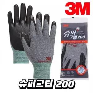/이룸 3M 장갑 슈퍼그립 200 코팅 안전 작업용 장갑