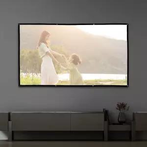 스크린221x125cm 영화빔스크린 빔프로젝터 이동형