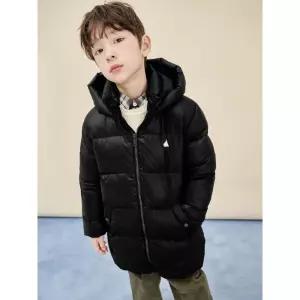 [BEANPOLE KIDS] 중경량 덕다운 롱패딩  블랙 (BI5X38U035) (BI5X38U035)