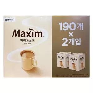 맥심 화이트골드 커피믹스 190스틱 x 2개T