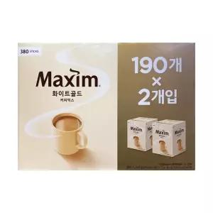 맥심 화이트골드 커피믹스 190스틱 x 2개T