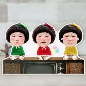 돌잔치 포토테이블 준비 대두스탠딩 대두사진 못난이삼형제