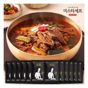{백화점 상품} 미스타셰프 육개장 600g 12팩 507493