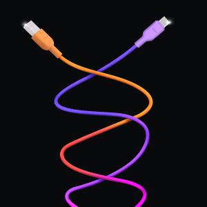 모락 그라데이션 USB C타입 고속 충전 케이블 2개입