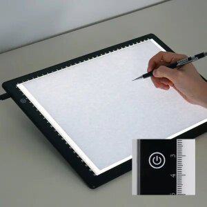 LED 드로잉보드 A4 사이즈 라이트박스 형광 스케치 애니메이션 드로잉패드 웹툰 연습