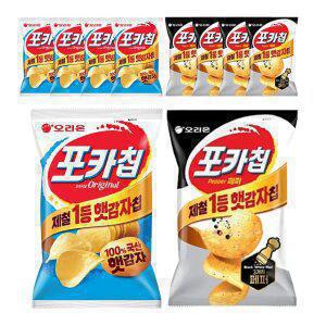 오리온 포카칩 오리지널, 66g, 5개 +  트리플페퍼 60g,5개