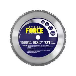 스틸포스 금속절단기날 원형 톱날 팁쏘 355mm(14인치) TH-SC355SB