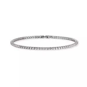 도로시 14k 모이사나이트 테니스 팔찌 2mm_17cm
