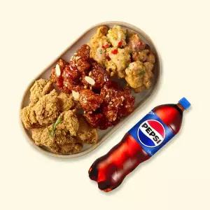 [자담치킨] 3반순살치킨세트(맵슐랭마일드)+콜라1.25L