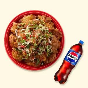 [자담치킨] 맵쏘이킥순살치킨+콜라1.25L