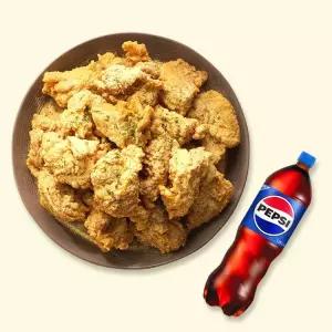 [자담치킨] 치요링순살치킨+콜라1.25L