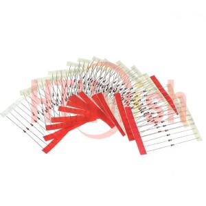 140PCS 0.5W 제너 다이오드 세트 3.3V~30V 전압 조정기 팩 14가지 값 모듬 키트 4.7V 5.1V 6.2V 10V