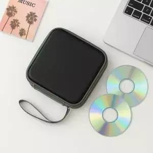 스마트하드CD케이스 48장 블랙 DVD보관정리정돈함