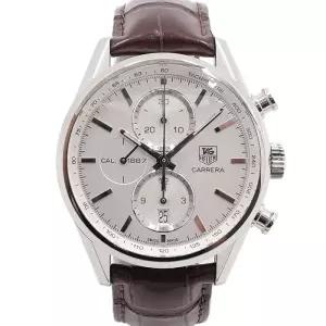 Tag Heuer(태그호이어) CAR2111 까레라(카레라) 크로노그래프 41mm 오토매틱 가죽밴드 남성 시계aa65755