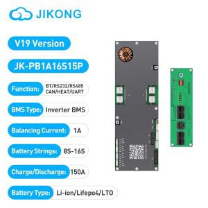 JIKONG JK-PB1A16S15P 가정용 에너지 인버터 BMS 8S-16S 150A 리튬 이온/Lifepo4/LTO 배터리 밸런서 스마