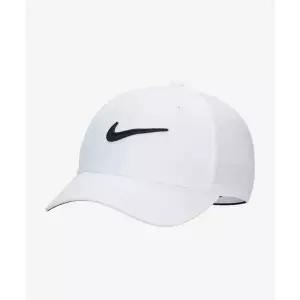 NIKE 드라이 핏 클럽 스트럭처 스우시 캡 - 화이트:블랙 / FB5625-100