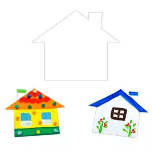 필수템 모양종이 집 종이모빌만들기