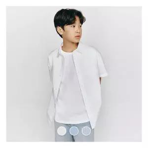 [지오다노주니어] 03045511 옥스포드 반팔 셔츠
