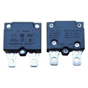 2Pcs 10A 125/250Vac 50Vdc 자동 리셋 릴레이 퓨즈 써마 스위치 차단기 전류 과부하 보호기 가 장난감 자동차 액세서리를 착용합니다
