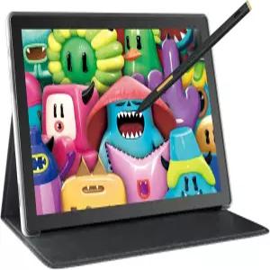 HUION 캄바스 슬레이트 10 독립형 드로잉 태블릿 풀 라미네이팅 스크린 4096 레벨 스타일러스 펜