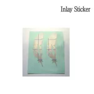 Holder Pick 악기스티커 sheets Pack Feather2 데코용데 기타 장식 꾸밈 소품