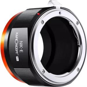 소니 A6000 A6400 A7II A5100 A7RIII용 니콘 AI Nikkor F 마운트 렌즈와 호환되는 K 컨셉 어댑터 NEX