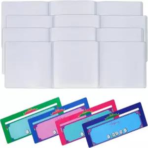 Xovnfp 4Pcs 마작 카드 슬리브 및 라인 파인더 세트 - 내구성이 뛰어난 매트 안티 글레어 플라스틱 홀더와