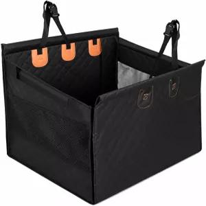 반려견용 차량용 침대 고밀도 옥스 패브릭 방수 TPU 필름 약 58×58×52cm M 사이즈 오염이 쉽게 떨어진다
