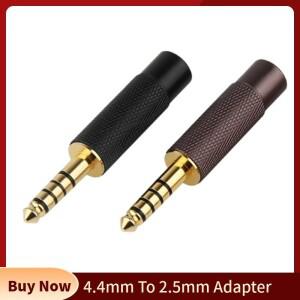 4.4mm ~ 2.5mm 오디오 어댑터 헤드폰 변환기 소비자 전자 남성 여성 커넥터 밸런스 인터페이스 플매트 카펫