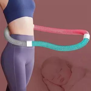 허리 가슴 다리 운동 무소음 실내 스프링 꽈배기 훌라후프