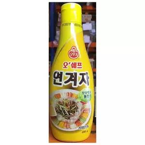 연겨자 오뚜기 480g 겨자 소스 양념 가정 식당 업소 액상소스 겨자소스 액상겨자