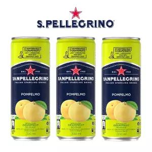 [카페음료] 산펠레그리노 폼펠모 자몽 캔 330ml x 24ea