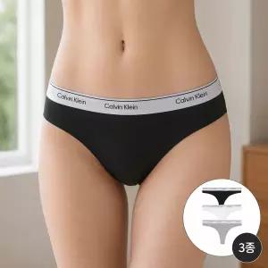 [Calvin Klein]캘빈클라인 언더웨어 여자속옷 밸런스 티팬티 3개세트 QP3274O-MP1