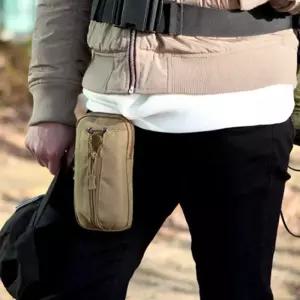 몰리 가방 미니 주머니 밀리터리 등산 파우치 베이지