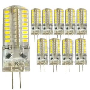 10개 G4 LED 전구 12W 9W 5W 3W 2W AC DC12V SMD 2835 3014 SMD LED 라이트 미니 실리콘 램프 웜 화이트 화