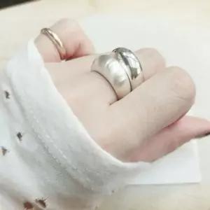 여성 3돈 볼드 은 가락지 반지 여성 링 볼륨 반지 낱개배송 (실버 925)