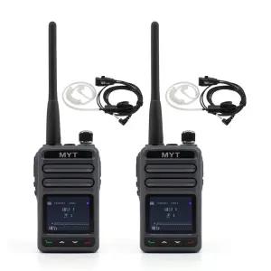 민영정보 디지털 휴대용 현장무전기 MDR-G30 2대 인이어 풀세트