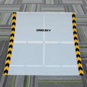 Darksky RC 자동차 점프 램프 키트 - 1/16 1/24 스케일 오프로드 트럭용 접이식 나일론 곡선 경사 런처