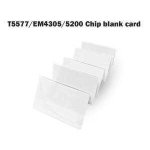10pcs EM4305 T5577 5200 빈 카드 RFID 칩 125 khz 복사 재기록 가능 쓰기 재작성 중복 액세스 토큰