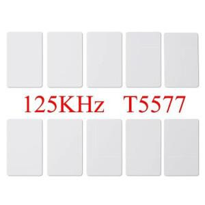 5/10pcs EM4305 T5577 재기록 가능 125khz RFID 키 Fob 복사 쓰기 재작성 빈 카드 근접 토큰 액세스