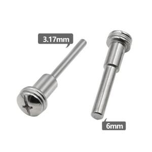 3.17mm 6mm 스틸 고품질 만드렐 드레멜 스크류 샹크 컷오프 휠 로터리 툴용)
