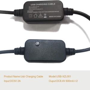 리튬 폴리머 충전식 배터리 EU, Au, UK 가열 장갑 양말 용 기존 8.4 V 통합