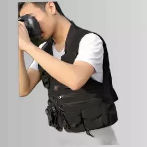 엑티브 멀티포켓 레저조끼(블랙) (XXXL)낚시조끼