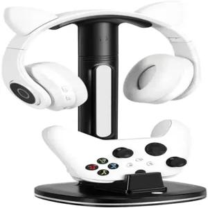 Kiowon Xbox Series X/S 시리즈 One 엘리트 컨트롤러 범용 충전기 베이스 어셈블리 헤드폰 스탠드 충전