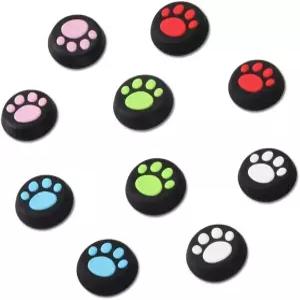 도이메이 귀여운 로커 캡 PS3 / Xbox 360 One과 호환 엄지 그립 커버 5가지 색상/10개 세트 발 컨트롤러