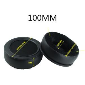교체용 벨벳 폼 이어 패드 쿠션 소니 호환  AKG Beyerdynamic Fostex 헤드폰 1쌍 100mm 90mm 80-110mm